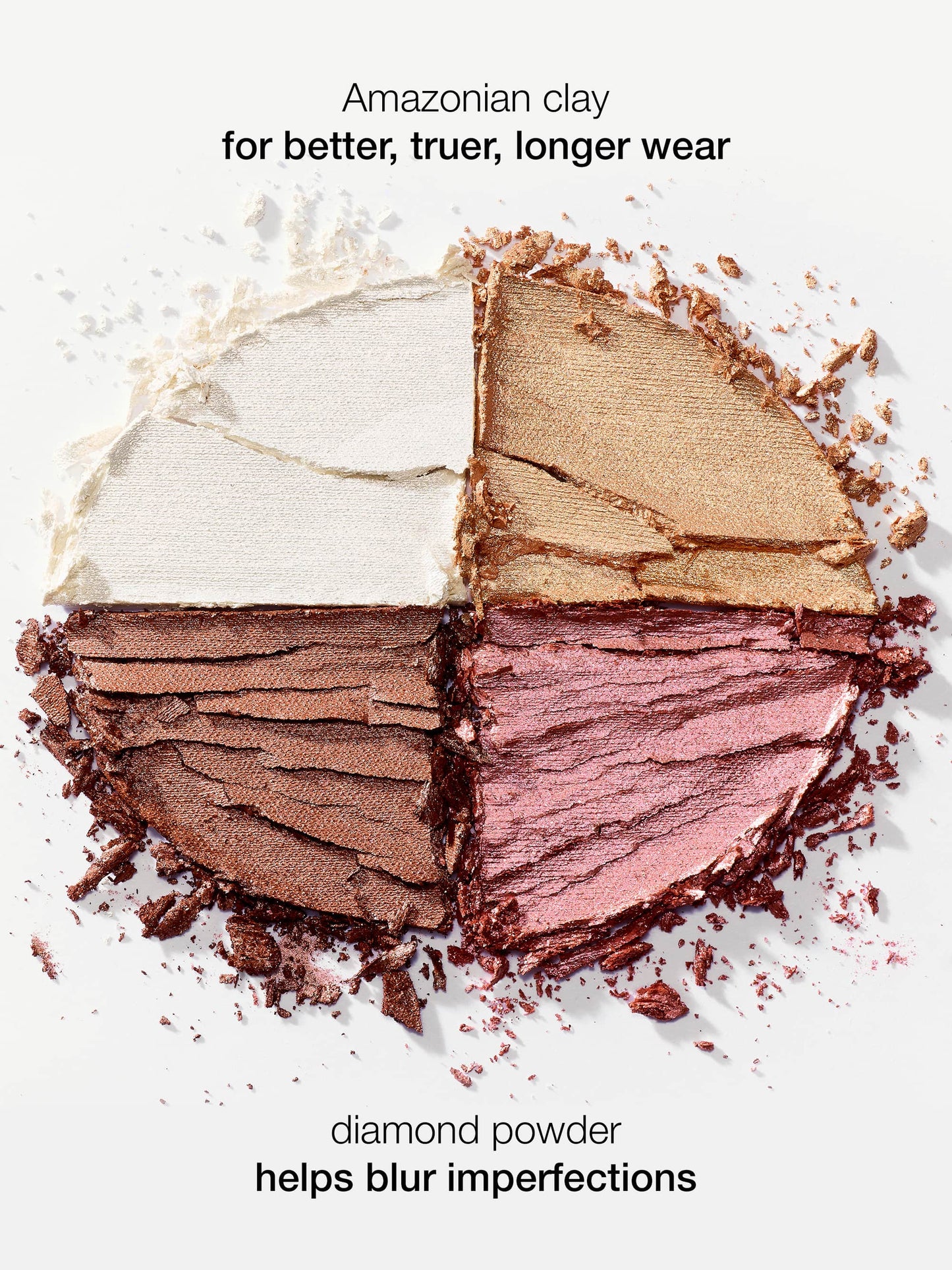 glow wardrobe highlighting eye & cheek palette